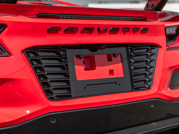 CORVETTE C8 Z06 & E-RAY | LICENSE PLATE BACKING